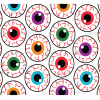 Spooky Eyes UV DTF Transfer