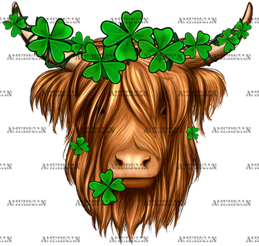 St Patricks Cow DTF Transfer
