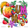 Summer Cocktail DTF Transfer