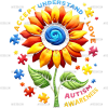 Sunflower Autism Awareness-1 DTF Transfer