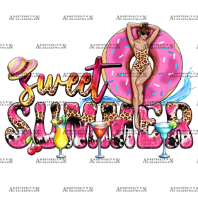 Sweet Summer Donut DTF Transfer
