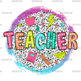 Teacher-4 DTF Transfer