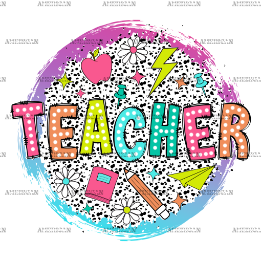Teacher-4 DTF Transfer