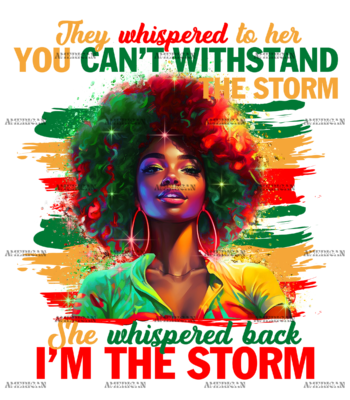 They Whispered To Her Storm-2 DTF Transfer