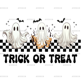 Trick Or Treat UV DTF Transfer