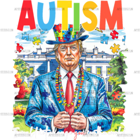 Trump Autism DTF Transfer