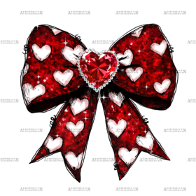 Valentine Bow-1 DTF Transfer