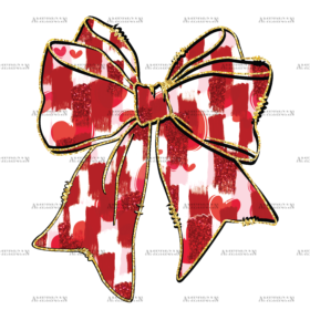 Valentine Bow-7 DTF Transfer