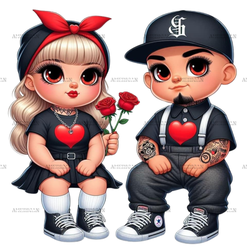 Valentine Couple-1 DTF Transfer