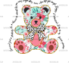 Valentine Teddy Bow DTF Transfer
