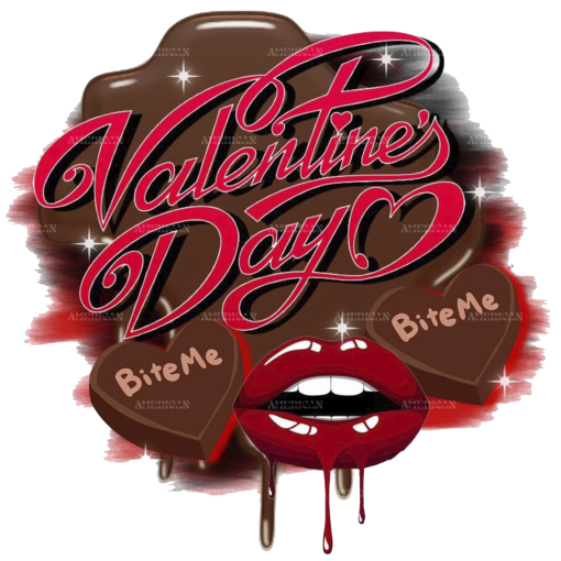Valentines Day Chocolate DTF Transfer