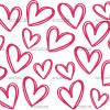Valentines Day Hearts-15 UV DTF Transfer