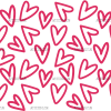 Valentines Day Hearts-19 UV DTF Transfer