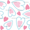 Valentines Day Hearts-2 UV DTF Transfer