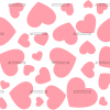 Valentines Day Hearts-6 UV DTF Transfer