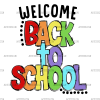 Welcome Back To School Doodle-2 DTF Transfer