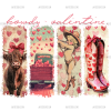 Western Howdy Valentine-2 DTF Transfer