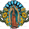Western Lady Of Guadalupe Dtf Transfer
