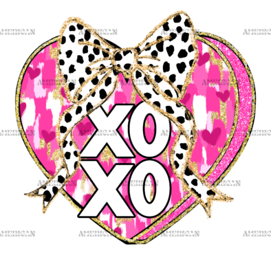 Xoxo Bow-3 DTF Transfer
