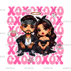 Xoxo Couple-2 DTF Transfer