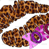 Xoxo Leopard Lips DTF Transfer