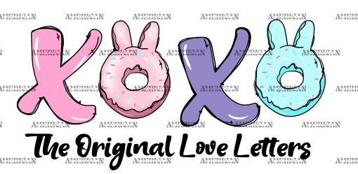 Xoxo The Original Love Letters DTF Transfer