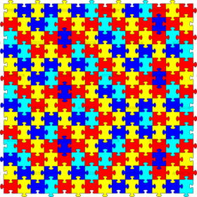 Autism Puzzle DTF Transfer