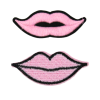 Baby Pink Lips Patch (Small/Embroidery)
