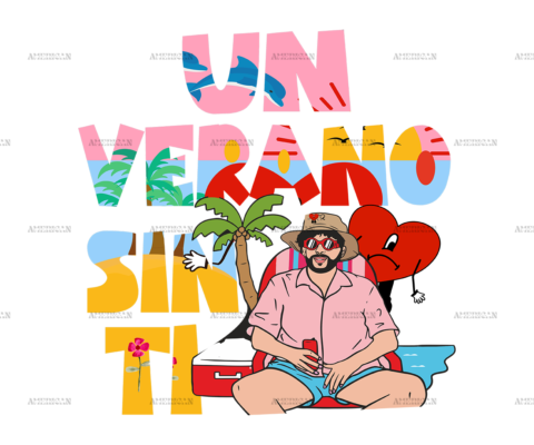 Bad Bunny Un Verano Sin Ti 3 Dtf Transfer