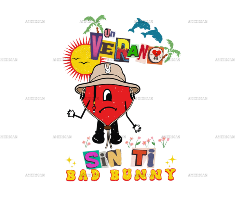 Bad Bunny Un Verano Sin Ti 4 Dtf Transfer