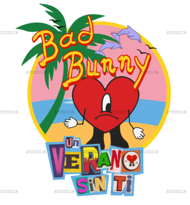 Bad Bunny Un Verano Sin Ti 2 Dtf Transfer