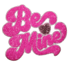 Be Mine Pink Patch (Large/Sequin)
