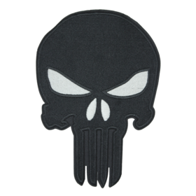 Black Skull Patch (Large/Embroidery)