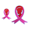 Breast Cancer Pink Ribbon Patch (Small/Embroidery)