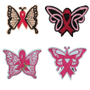 Breast Cancer Awareness Butterflies Patch (Small/Embroidery)