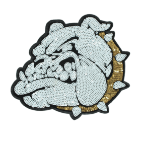 Bulldog Patch (Large/Sequin)