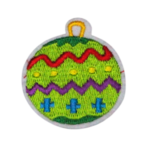 Christmas Ornaments Patch (Small/Embroidery) - Image 4