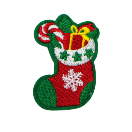 Christmas Stocking Patch (Small/Embroidery) - Image 2
