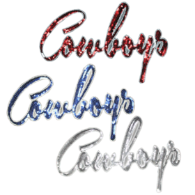 Cowboys Patch (Large/Sequin)