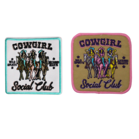 Cowgirl Social Club Patch (Small/Embroidery)