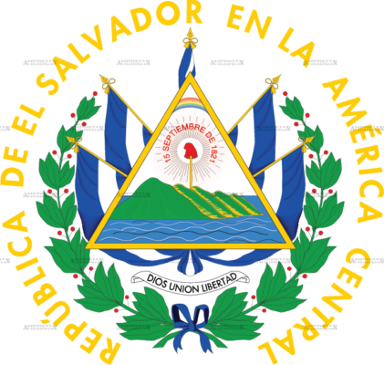 El Salvador Crest Dtf Transfer