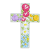 Floral Cross Patch (Small/Embroidery)