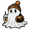 Halloween Ghost Patch (Large/Chenille)