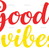 Good vibes-3 DTF Transfer