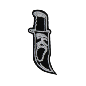 Scream Ghost Face Knife Patch (Small/Embroidery)
