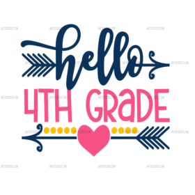 Hello 4th Grade DTF Transfer