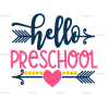 Hello Preschool DTF Transfer