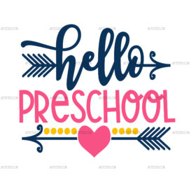 Hello Preschool DTF Transfer
