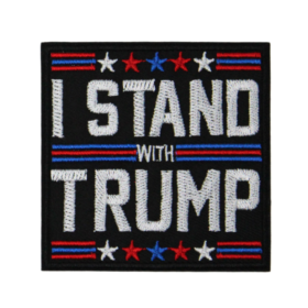 I Stand With Trump Patch (Small/Embroidery)