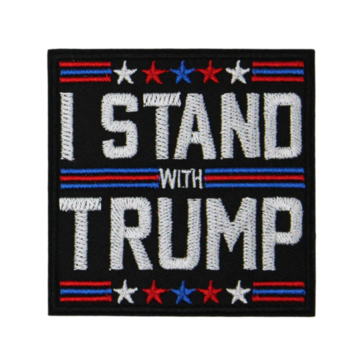 I Stand With Trump Patch (Small/Embroidery)